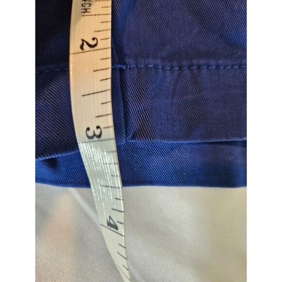 Khakis By GAP Blue.  3” Inseam Classic Fit, Stretch, Sits Below Waist - Picture 6 of 9